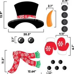 Snowman Handle Covers And Magnets Kitchen Christmas Decor -Christmas Decorations Store Refrigerator Magnets amp 3 Handle Covers Snowman 4 result 600x608 1