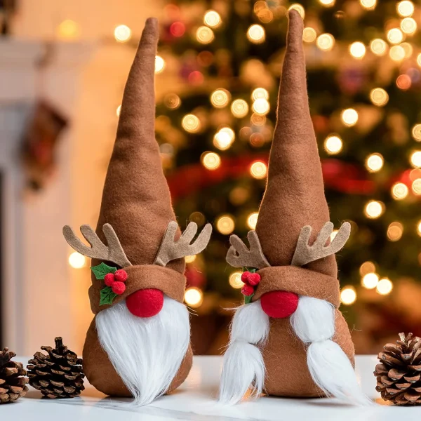 Reindeer Couple Gnome 3 Reindeer Couple Gnome