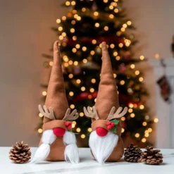 Reindeer Couple Gnome 11 Reindeer Couple Gnome -Christmas Decorations Store Reindeer Couple Gnome 4 result 600x600 1