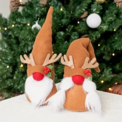 Reindeer Couple Gnome 13 Reindeer Couple Gnome -Christmas Decorations Store Reindeer Couple Gnome 6 result 600x600 1