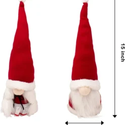 Santa Couple Gnome -Christmas Decorations Store Santa Couple Gnome 3 result 600x656 1