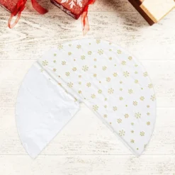 White Soft Plush Faux Fur Christmas Tree Skirt 48in 10 White Soft Plush Faux Fur Christmas Tree Skirt 48in -Christmas Decorations Store Sequin Tree Skirt 48in 3 result 600x600 1