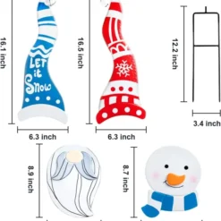 2pcs Snowman And Gnome Metal Christmas Yard Signs With Stake 13 2pcs Snowman And Gnome Metal Christmas Yard Signs With Stake -Christmas Decorations Store Snowman and Gnome Yard Sign 6 result 600x660 1