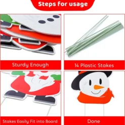 5pcs Snowman And Gnomes Christmas Yard Signs Decor 12 5pcs Snowman And Gnomes Christmas Yard Signs Decor -Christmas Decorations Store Snowman and Gnome Yard Signs 5 Pack 5 result 600x611 1