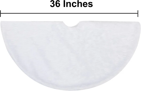 Soft Classic Faux Christmas Tree Skirt 36in 7 Soft Classic Faux Christmas Tree Skirt 36in - Image 5