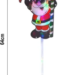 Tall Christmas Lighted Santa Claus With Merry Christmas Sign 25in -Christmas Decorations Store Tall Christmas Lighted Santa Claus with Merry Christmas Sign 25in 3 result 600x992 1