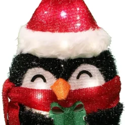 80 LED Tinsel Penguin Christmas Yard Lights 21in 10 80 LED Tinsel Penguin Christmas Yard Lights 21in -Christmas Decorations Store Tinsel Penguin LED Yard Light 21in 6 1 600x1120 1